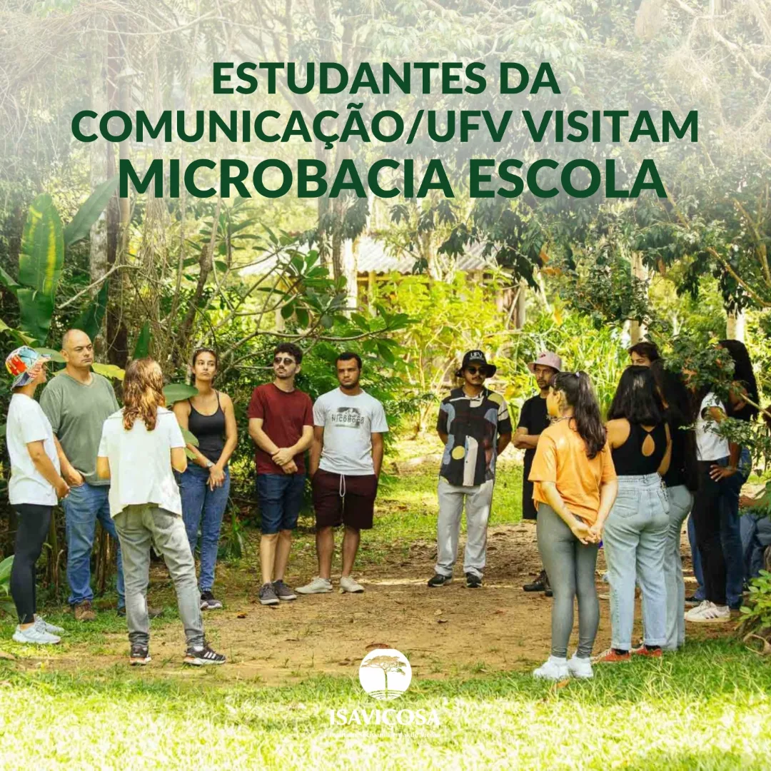 Turma do curso de Comunicacao da UFV visita a Microbacia Escola/ISAVICOSA