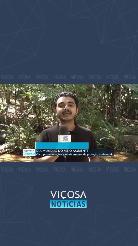 TV Vicosa faz reportagem com o ISAVICOSA no Dia do Meio Ambiente