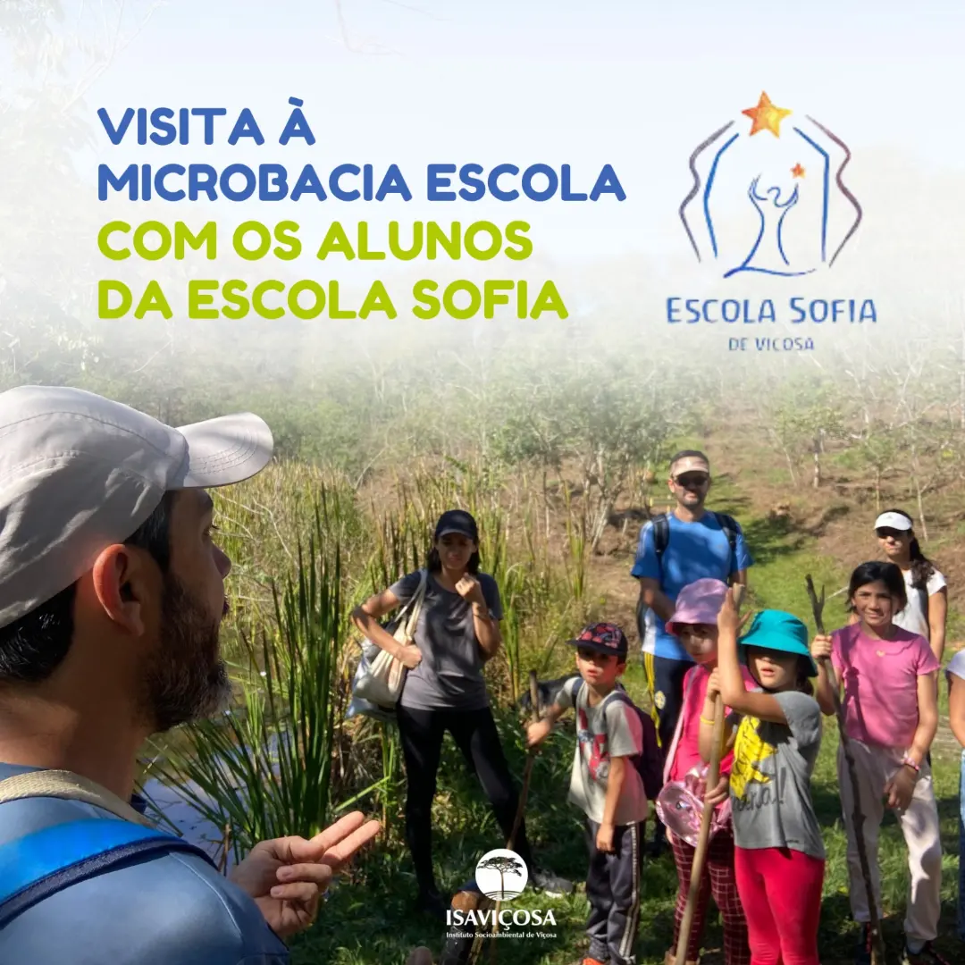 Escola Sofia de Vicosa (Waldorf) visita a Microbacia Escola/ISAVICOSA