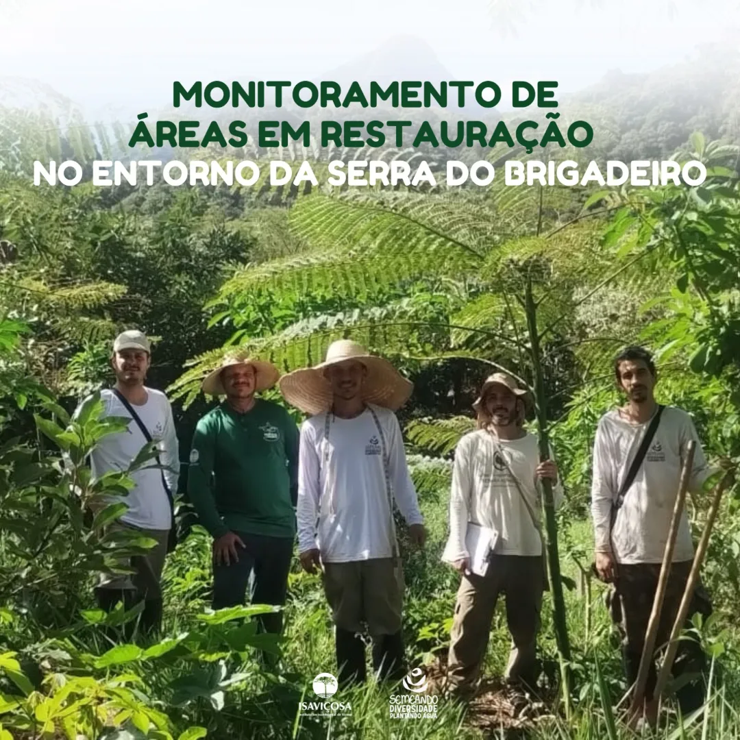 ISAVICOSA realiza monitoramento de areas em restauracao na Zona da Mata (projeto Semeando)