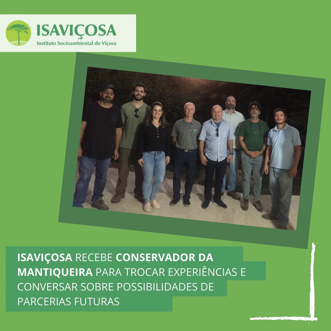 ISAVICOSA recebe equipe do Plano Conservador da Mantiqueira