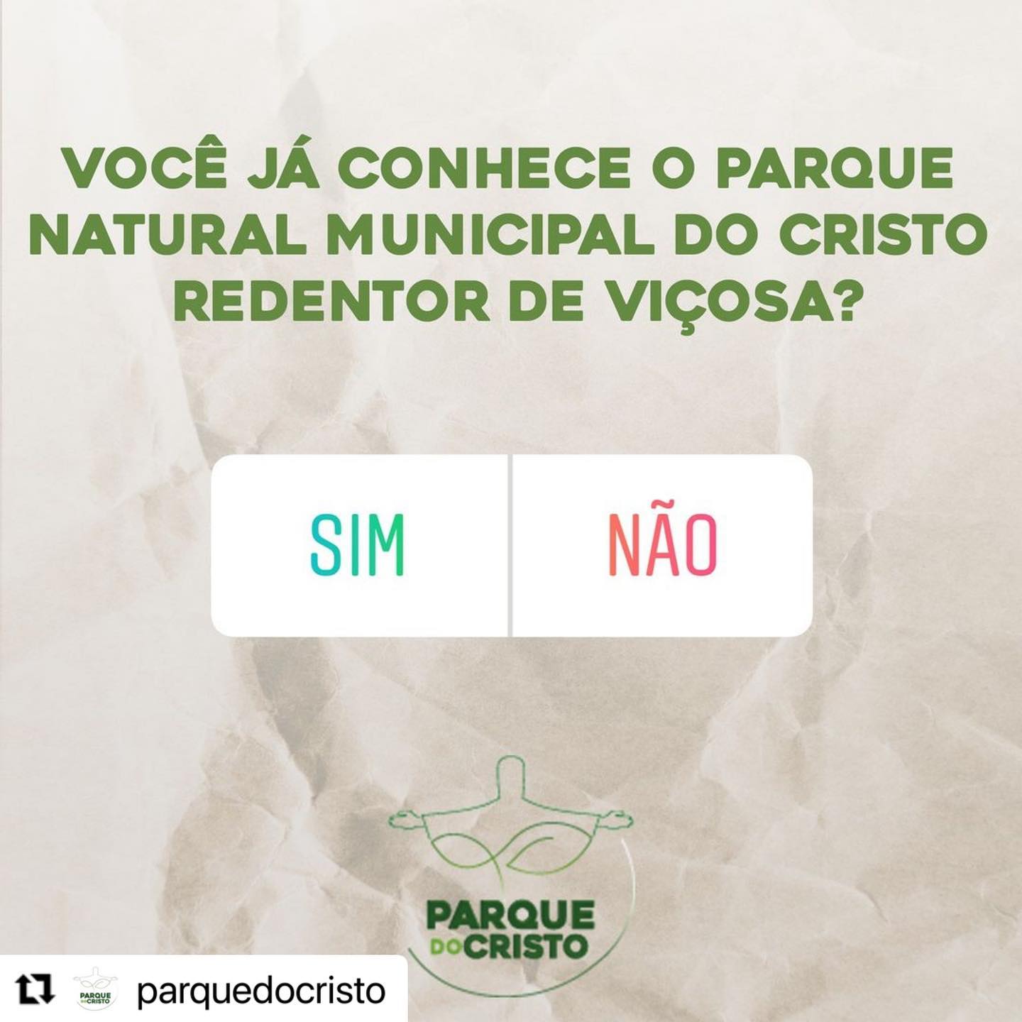 Lancamento das Redes Sociais do Parque do Cristo