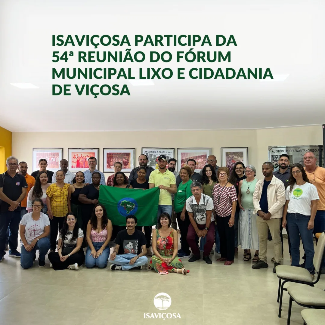 ISAVICOSA na 54a Reuniao do Forum Municipal Lixo e Cidadania