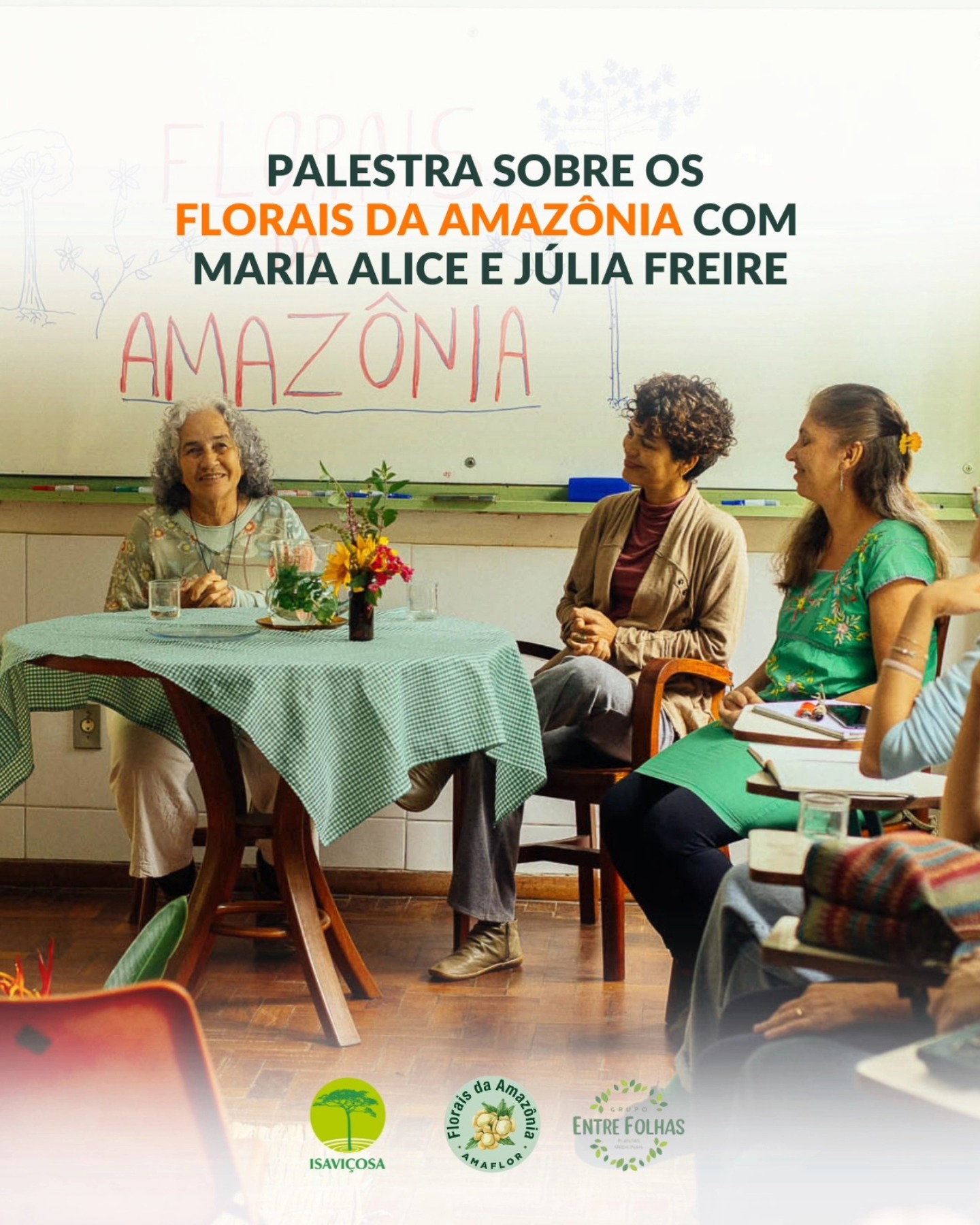 Palestra Florais da Amazonia com Maria Alice Campos Freire (Entrefolhas/UFV)
