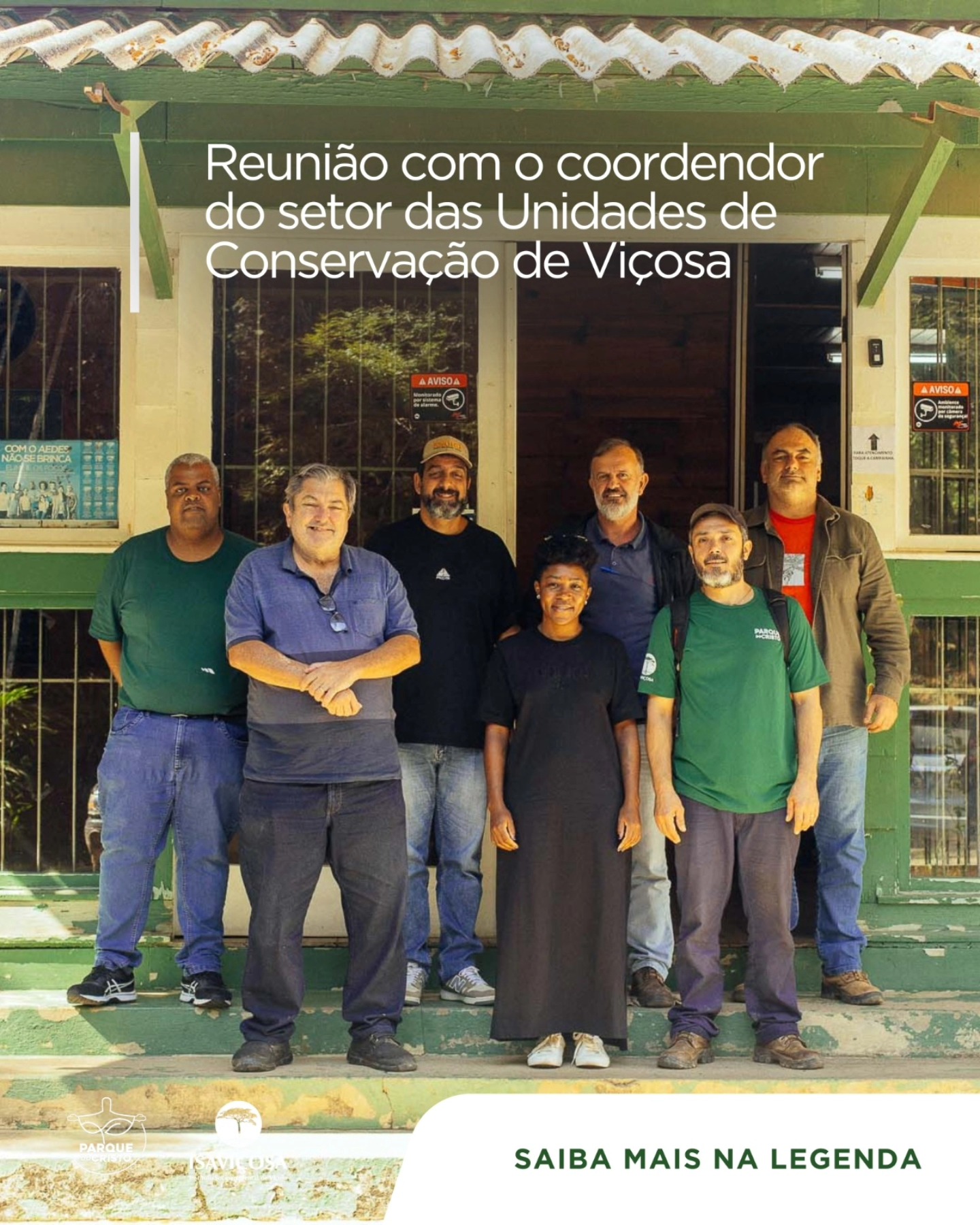 Reuniao da equipe ISAVICOSA sobre o Plano de Manejo do Parque