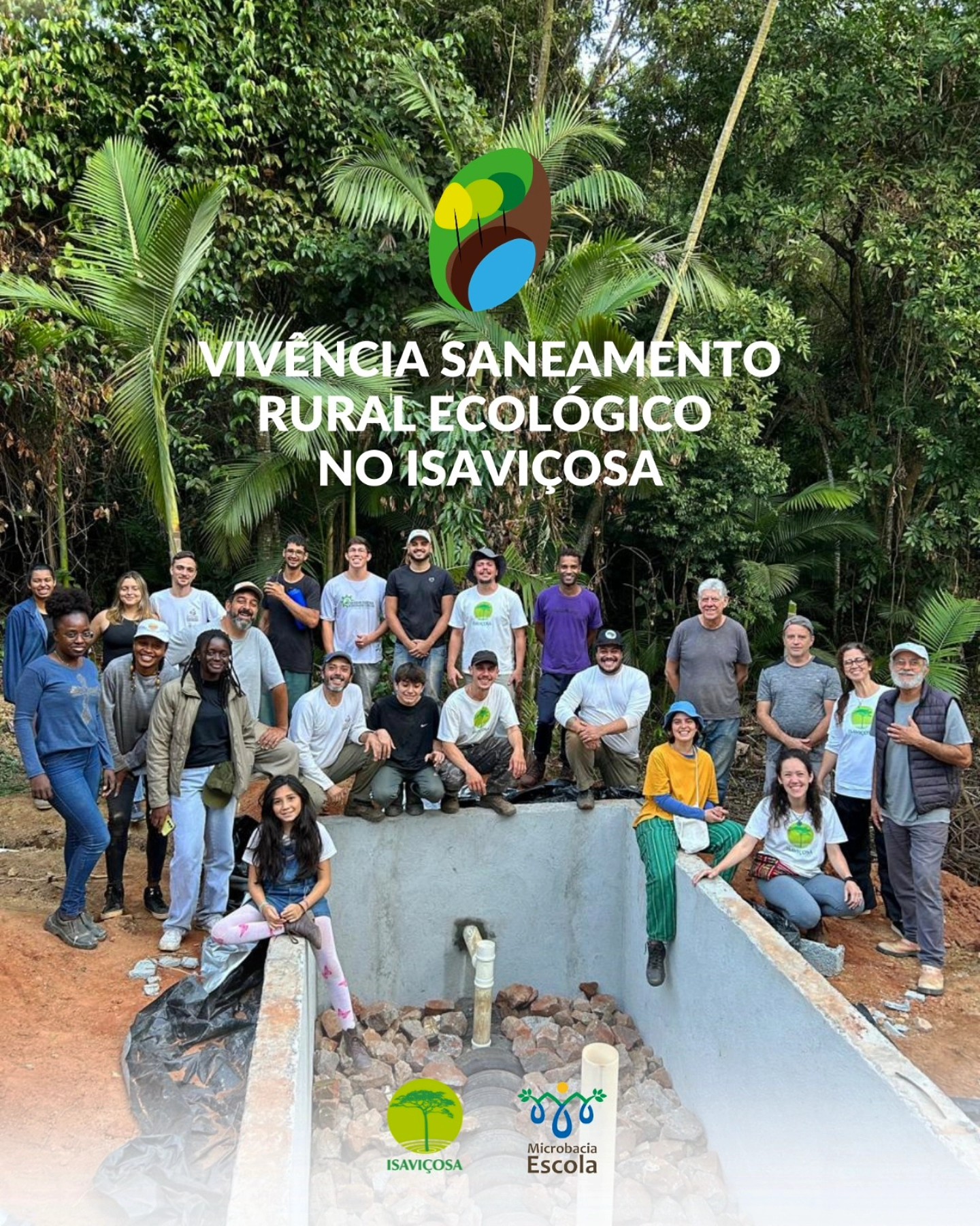 Vivencia de Saneamento Rural Ecologico - construcao de tanque de evapotranspiracao/ISAVICOSA