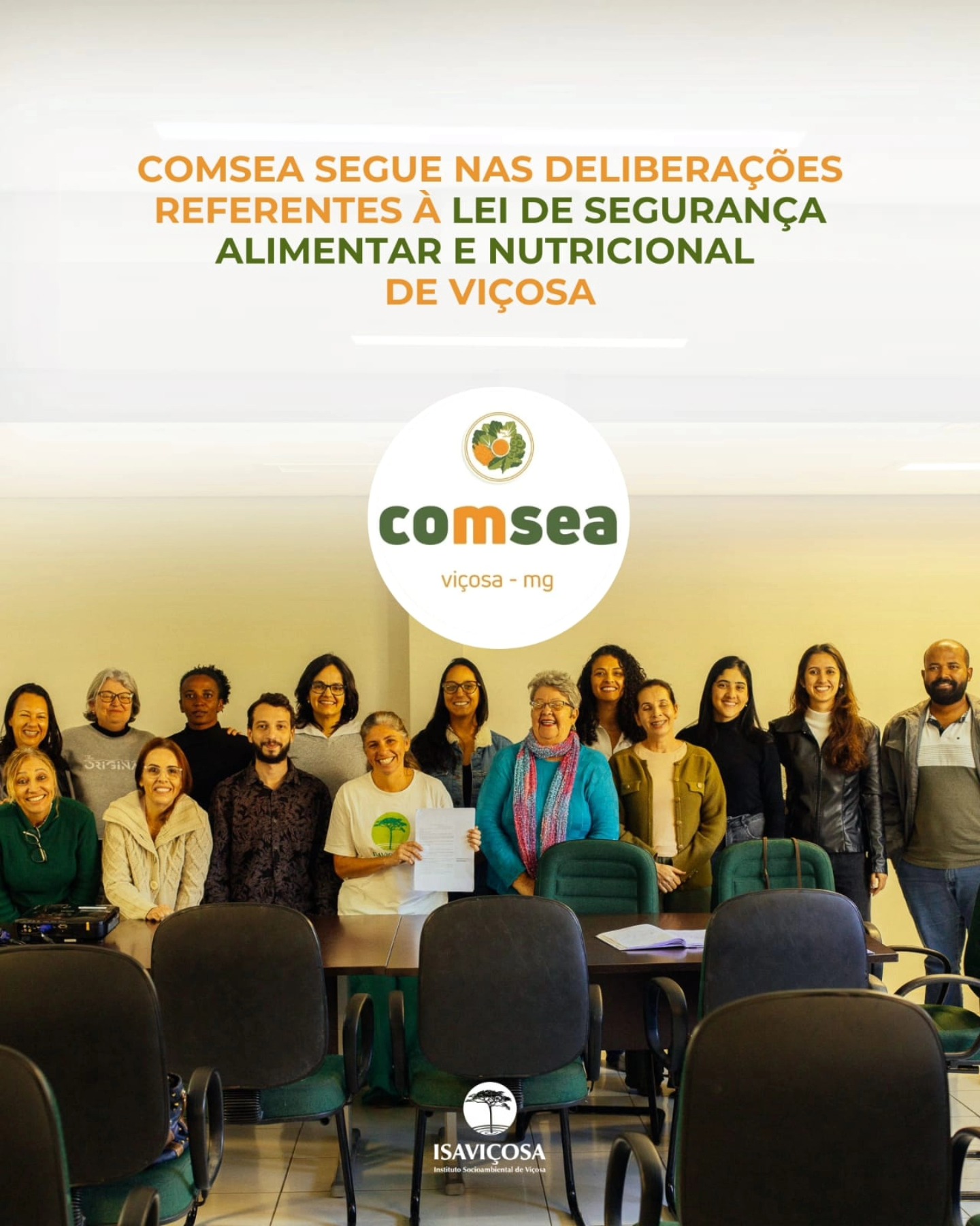 Reuniao ordinaria do COMSEA/Vicosa - deliberacoes sobre a Lei de Seguranca Alimentar