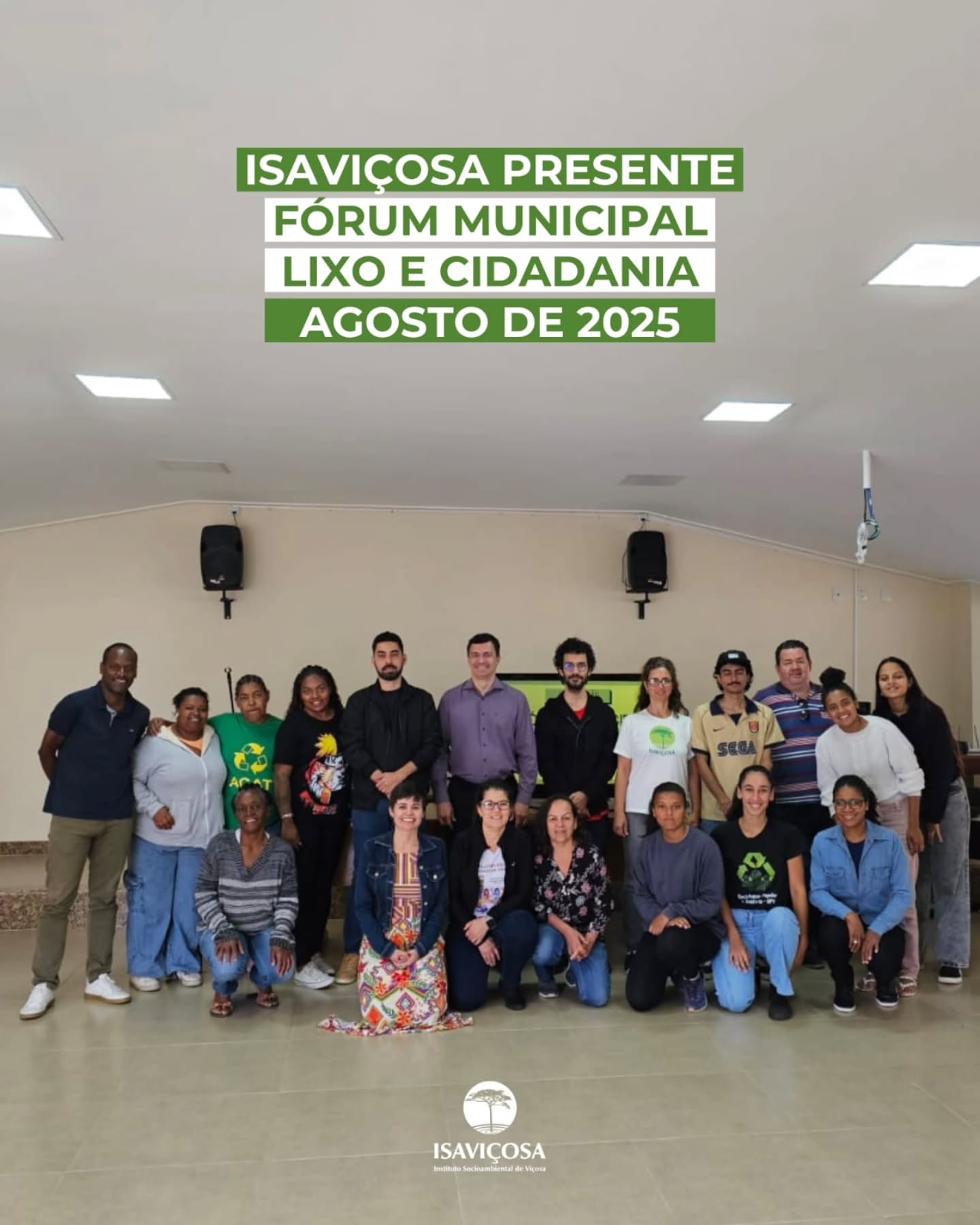 ISAVICOSA no Forum Municipal Lixo e Cidadania na ASPUV/UFV