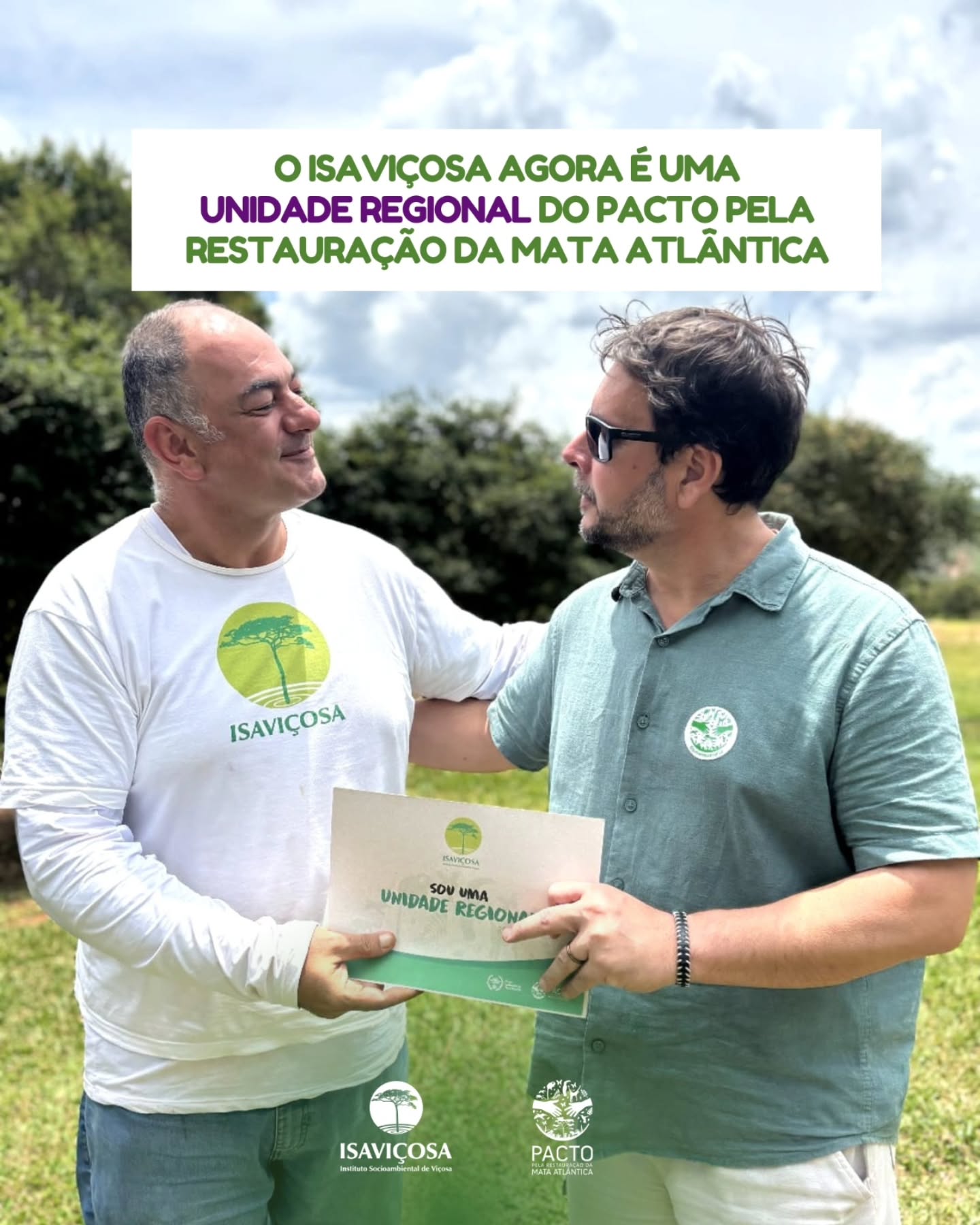 ISAVICOSA no Encontro das Unidades Regionais do Pacto pela Restauracao da Mata Atlantica