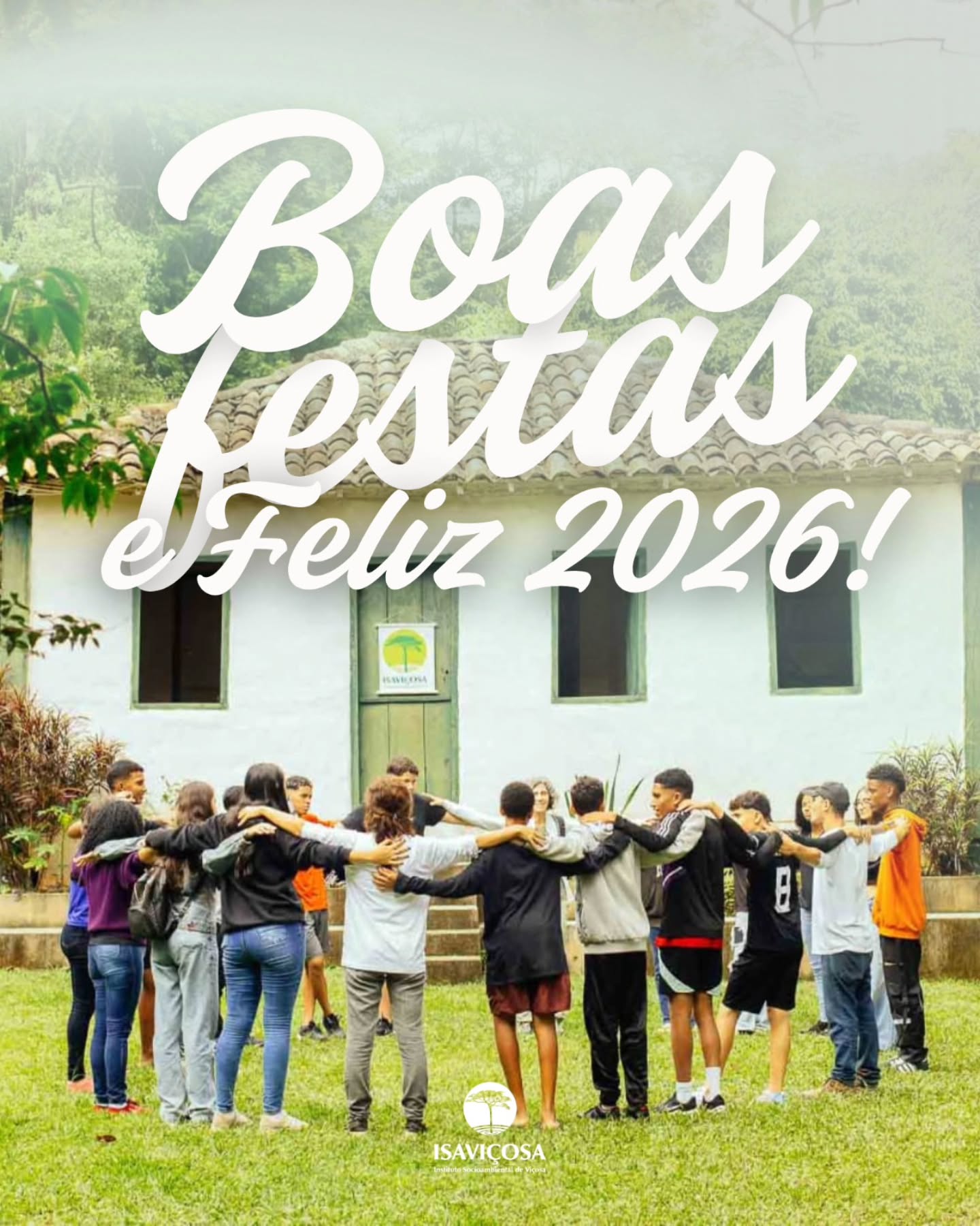 Boas festas e feliz 2026 - ISAVICOSA