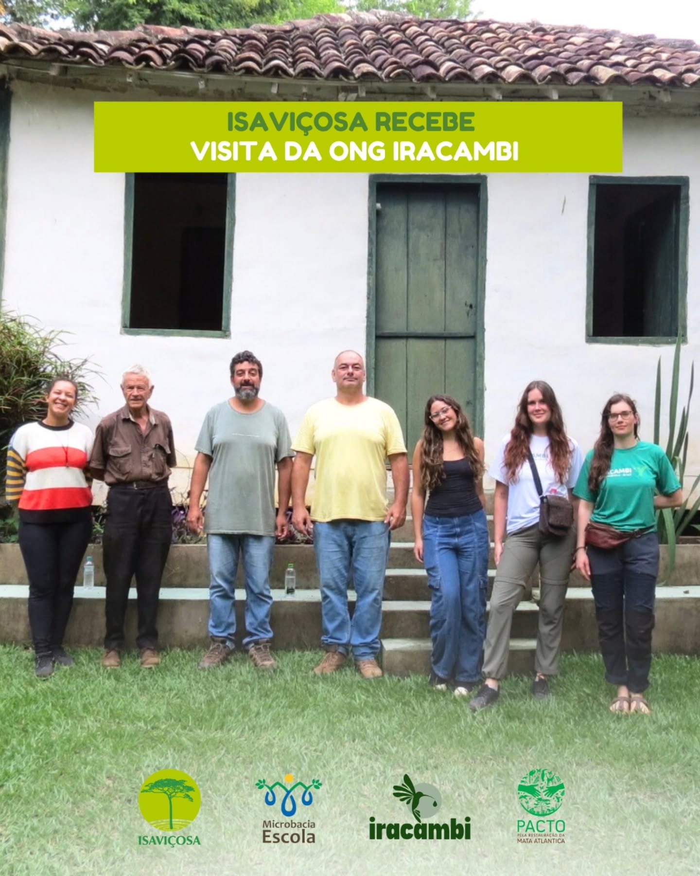 ISAVIÇOSA recebe a visita da equipe do Iracambi