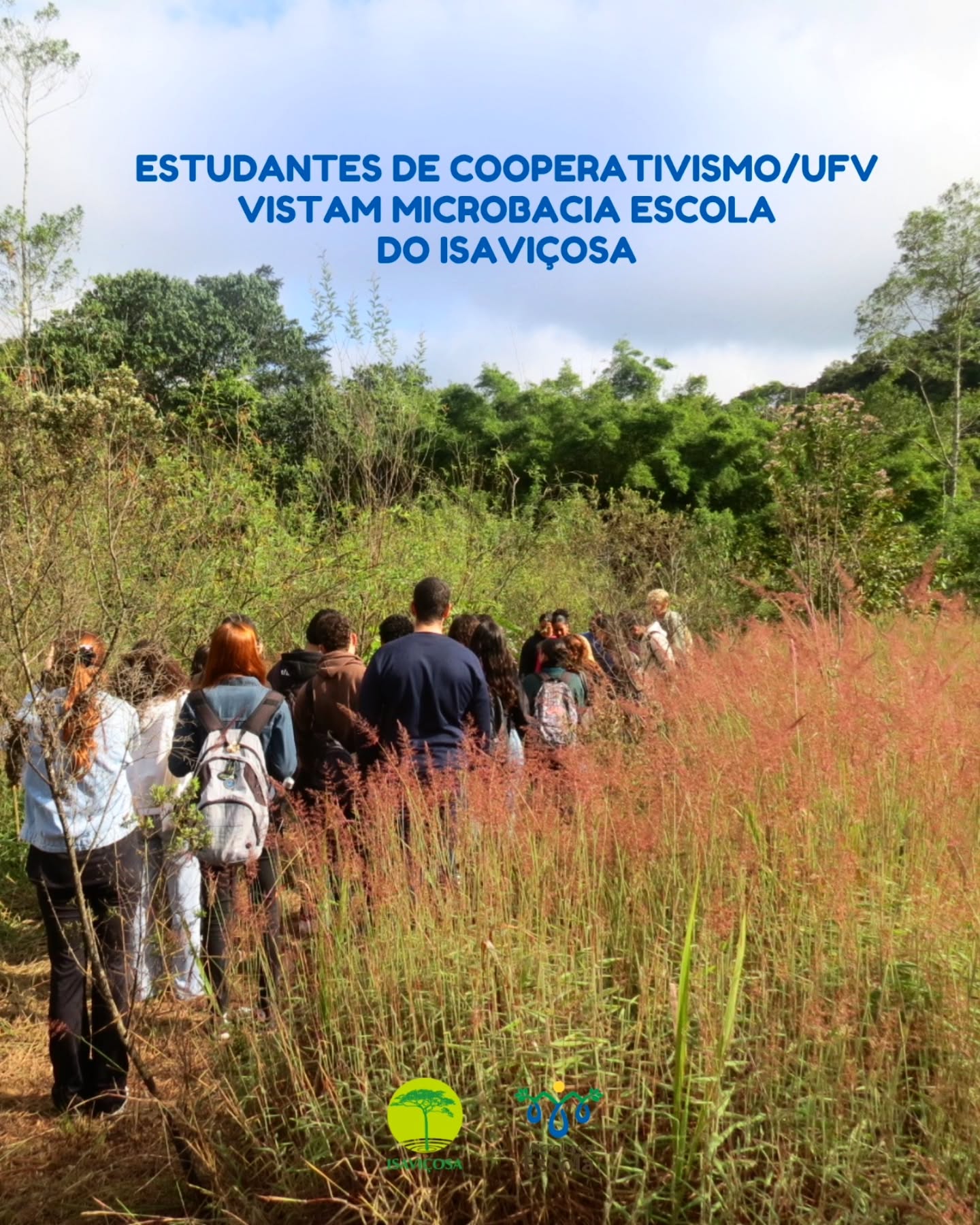 Estudantes de Cooperativismo da UFV visitam a Microbacia Escola