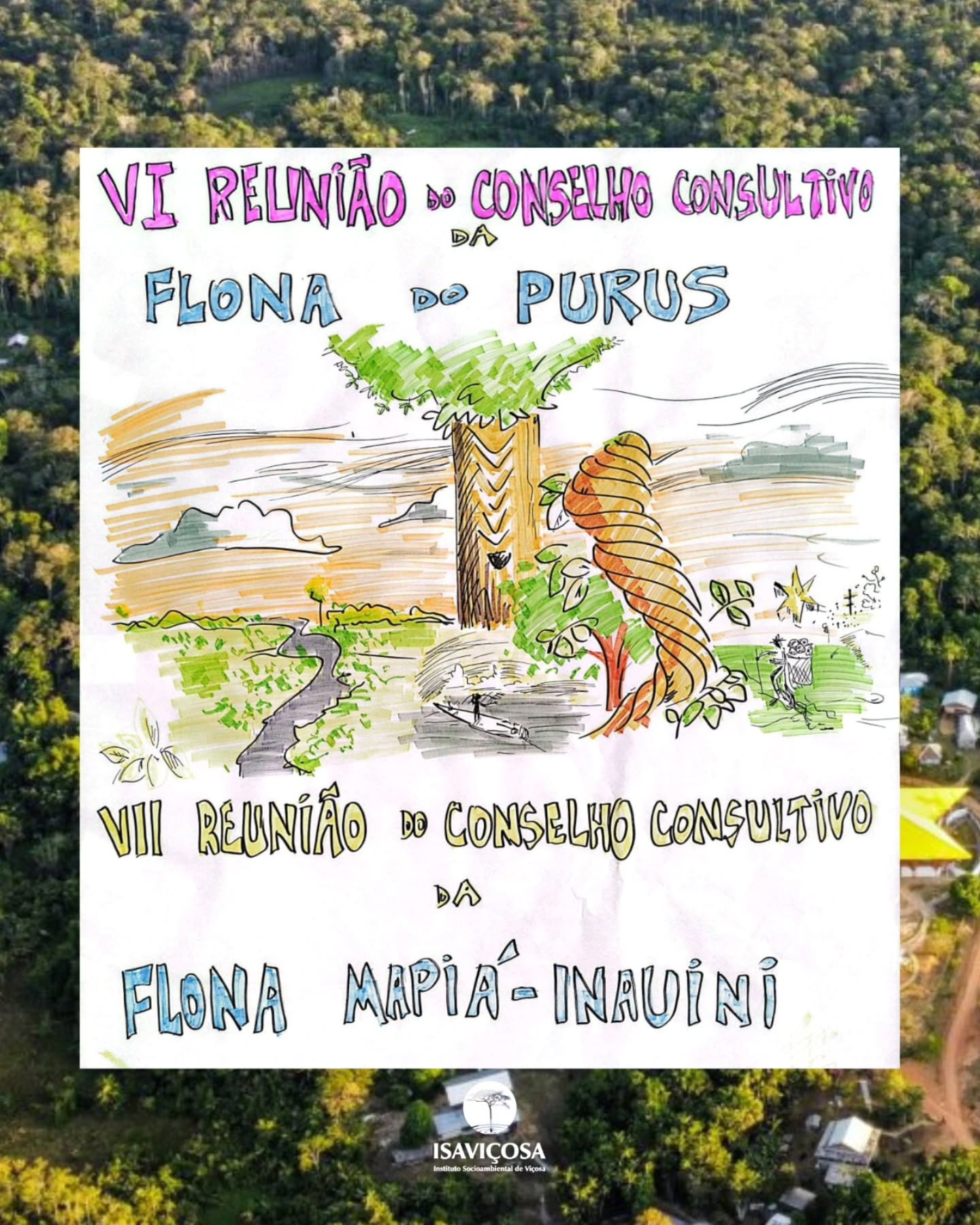 ISAVIÇOSA e sua relação histórica com a Floresta Nacional do Purus